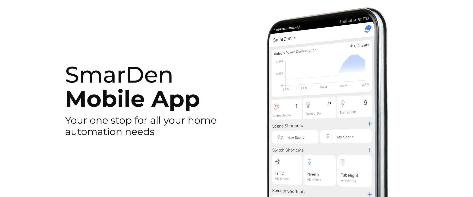 mobile application for smart home automation
