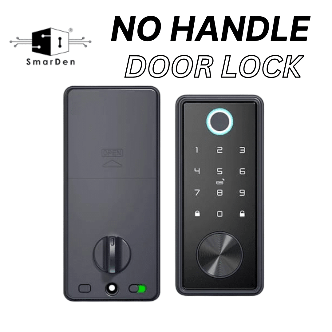 no handle door lock