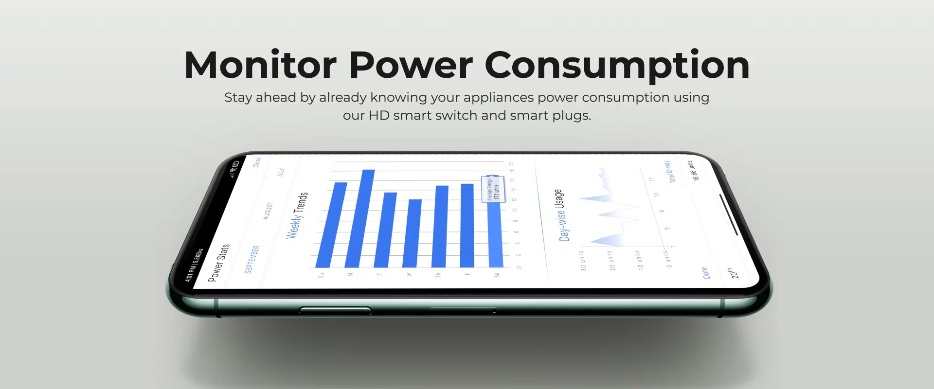 monitor your power through mobile application