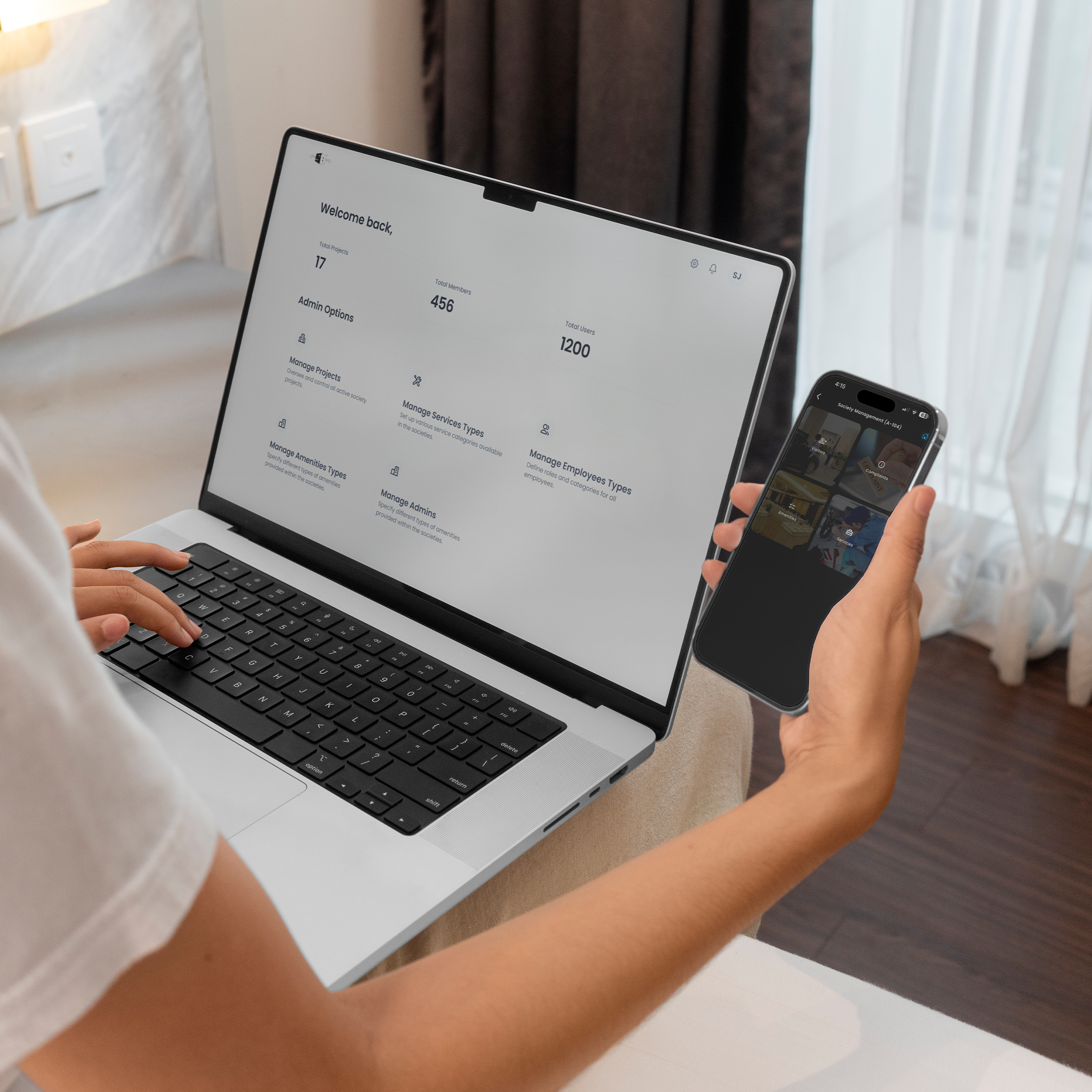 Smart Society management system by smarden