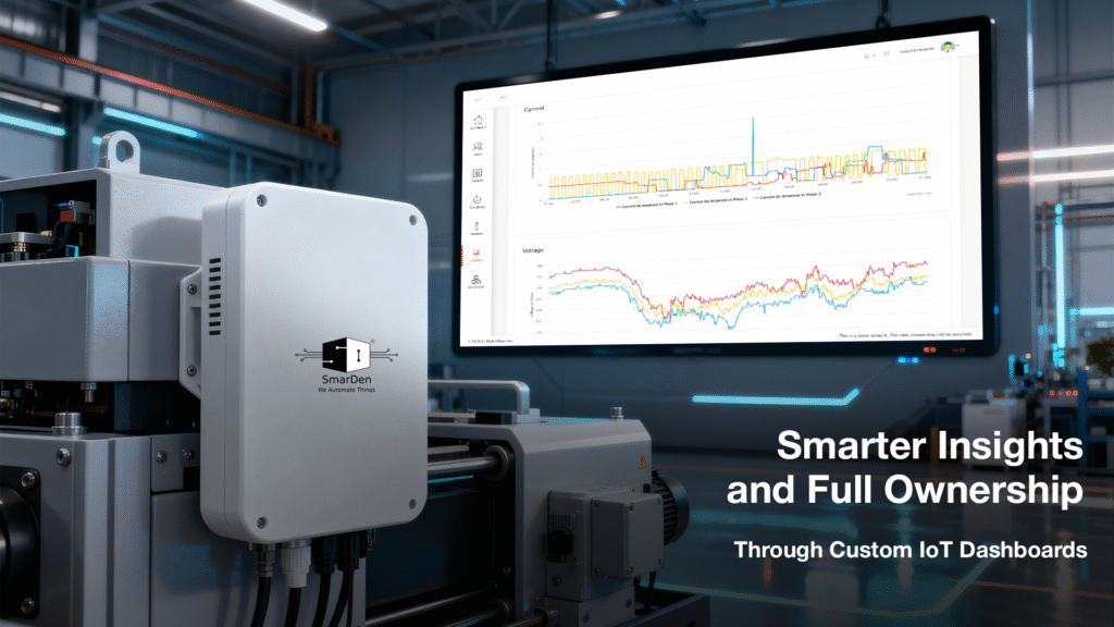 Smarden custom IoT dashboard powering smarter insights and control, part of the best IoT platform for industries.