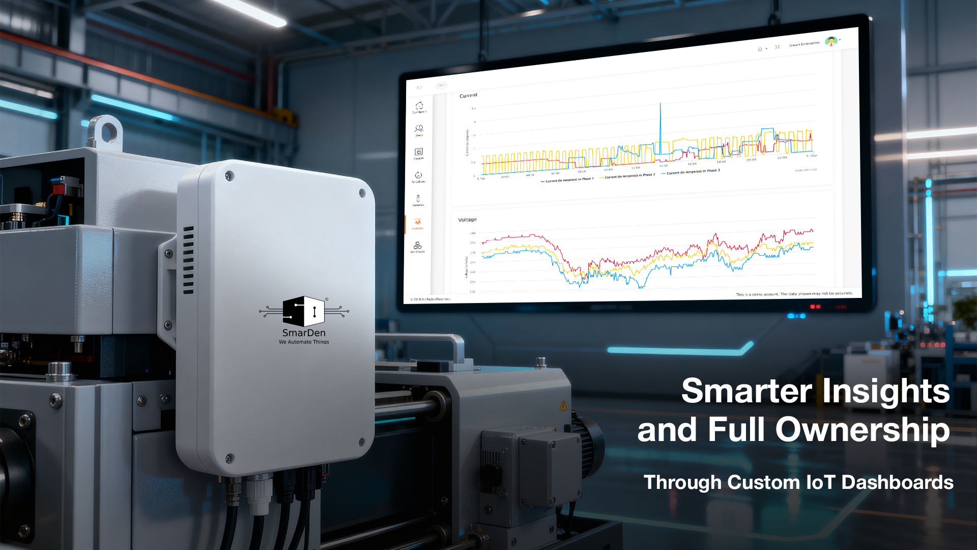 Best IoT Platform in India with Custom Dashboards by SmarDen