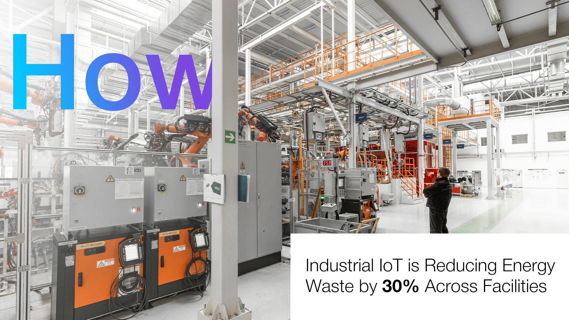 Industrial IoT devices for industrial automation reducing energy waste by 30% across factory facilities with smart monitoring and automation.